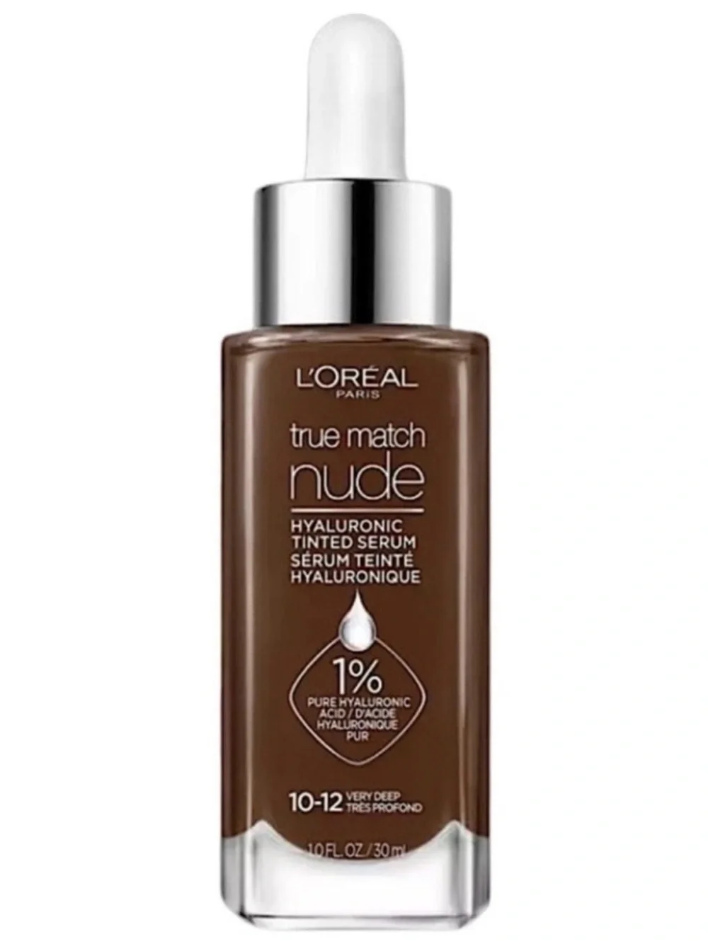 3/$12 L’Oréal 10-12 Very Deep True Match Nude Hyaluronic Tinted Serum 1oz
